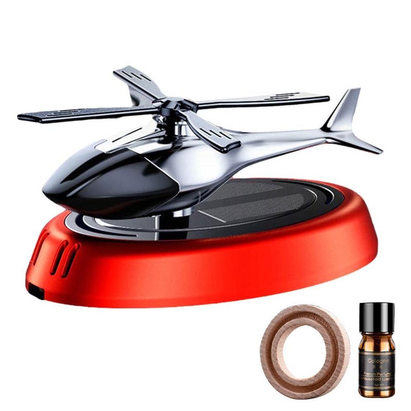 Car air freshener, solar-powered, airplane/car center console air freshener ornament, car rotating seat creative car ornament.